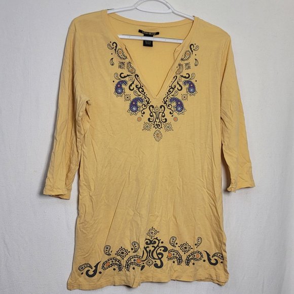 Lucky Brand Tops - 18. Lucky Brand 3/4 Sleeve Tunic Sz L